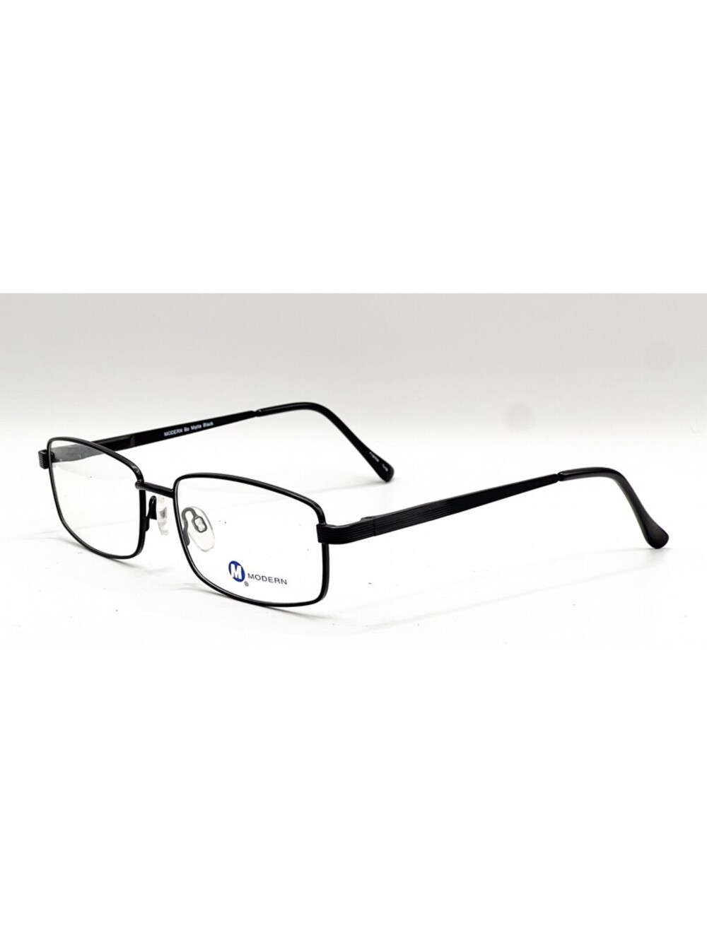 Modern BO Matte Black Rectangle Authentic Eyeglass Frames 55-17
